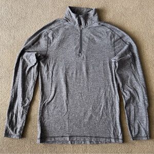 LULULEMON Men’s Surge Warm Half-Zip Longsleeve Shirt. Medium, Rhino Gray Heather